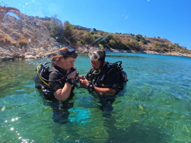 padi idc Athens Greece teaching in open water