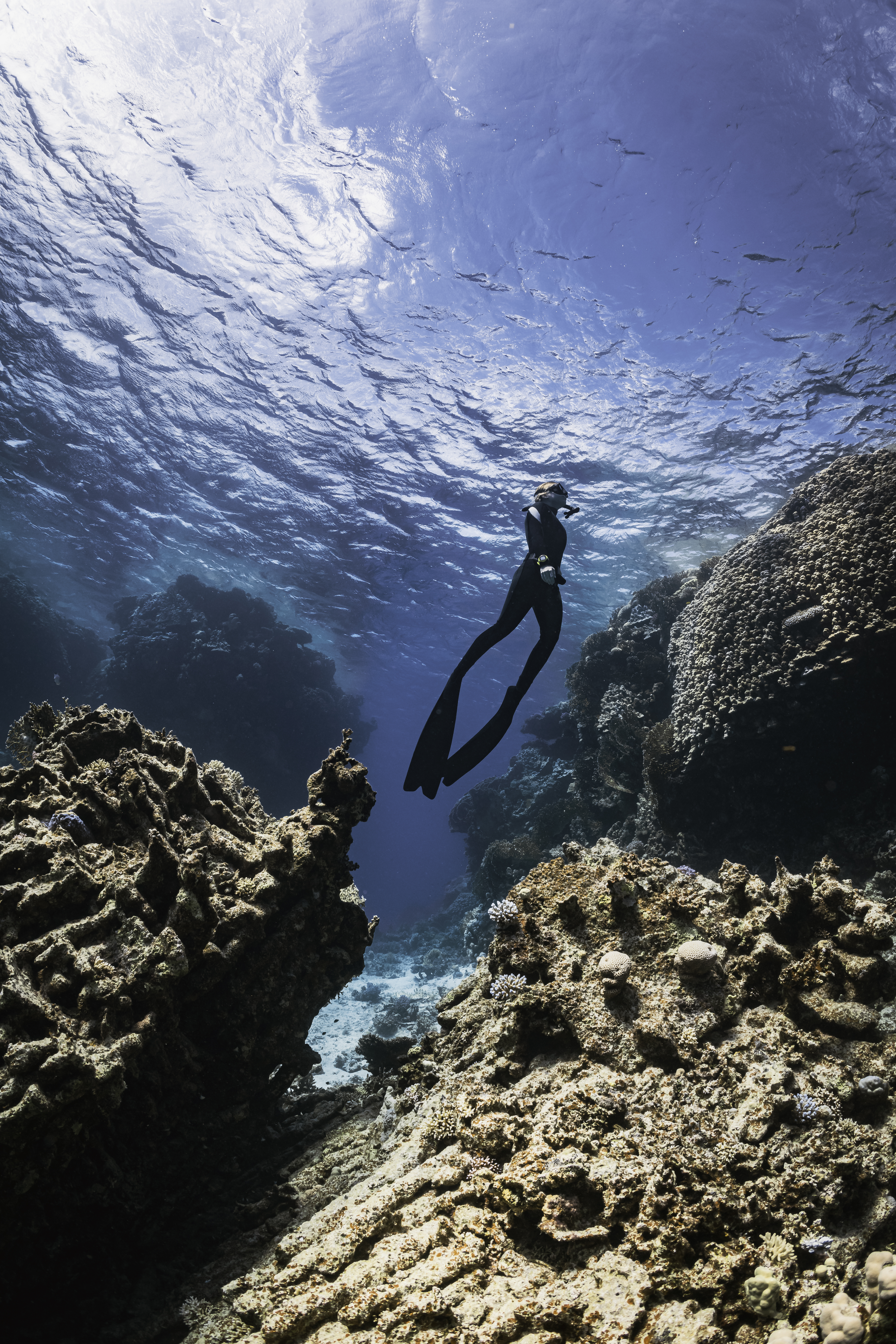 Padi freediving course in Athens in crystal clear water