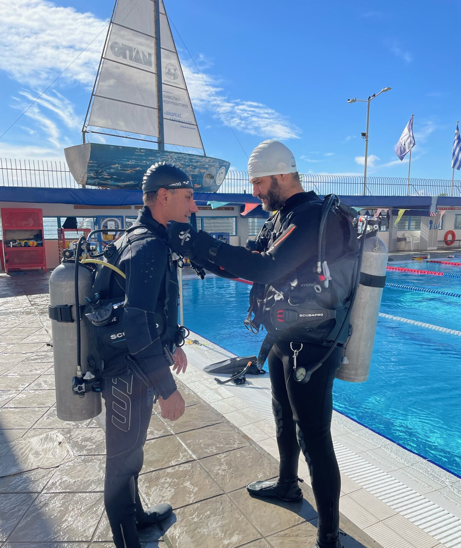 scuba diving training in Piraeus Greece