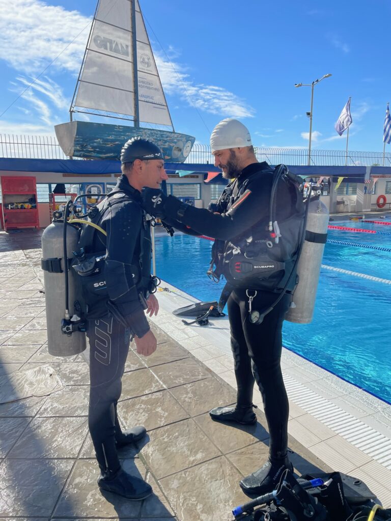 scuba diving training in Piraeus Greece